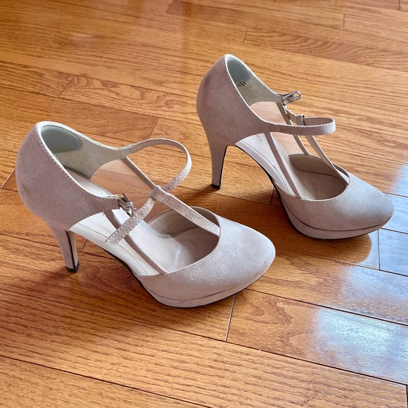 Call It Spring Arangea-32 Women’s High Heel Suede Shoes - Picture 4 of 15